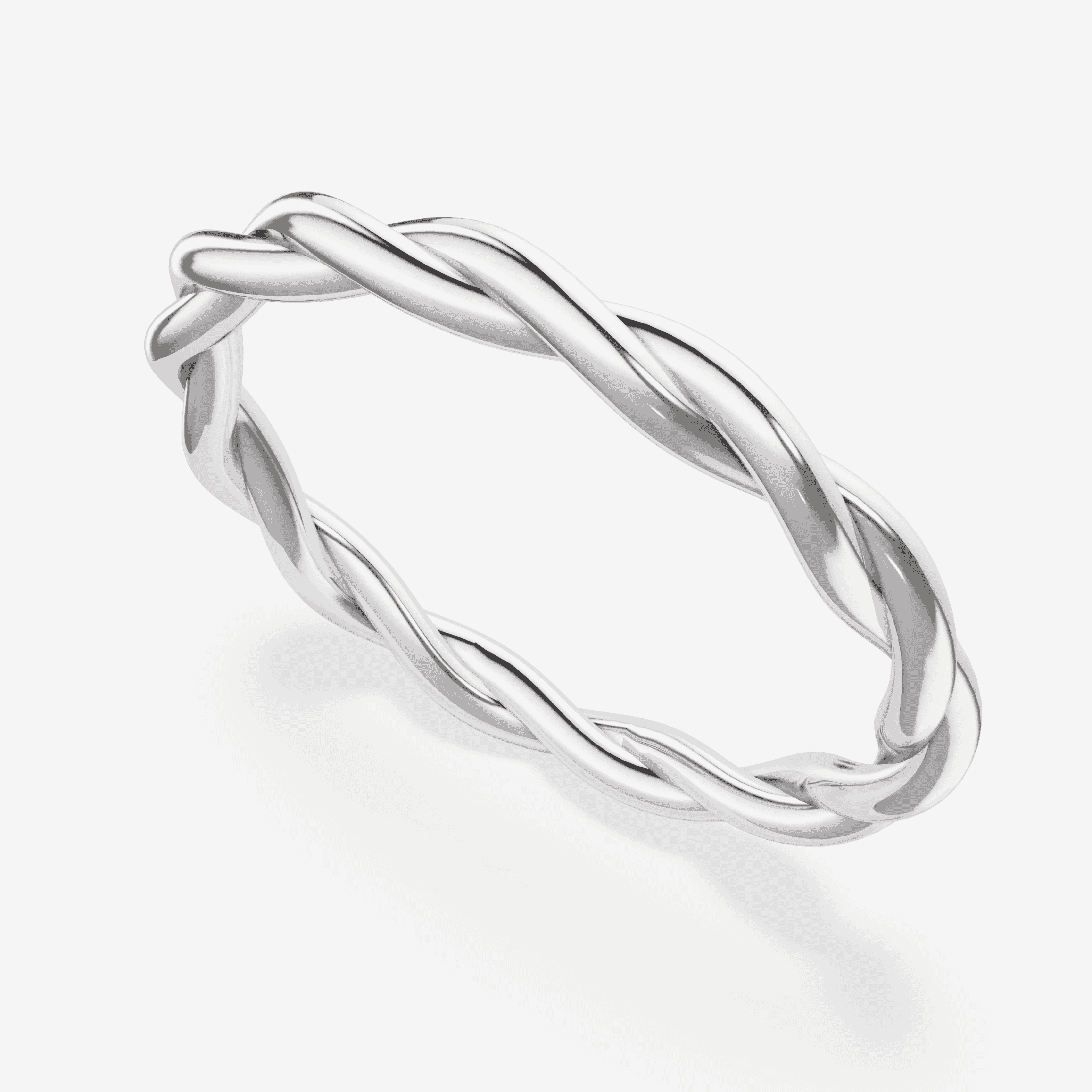 Style 104751: Round Wire Twisted Band