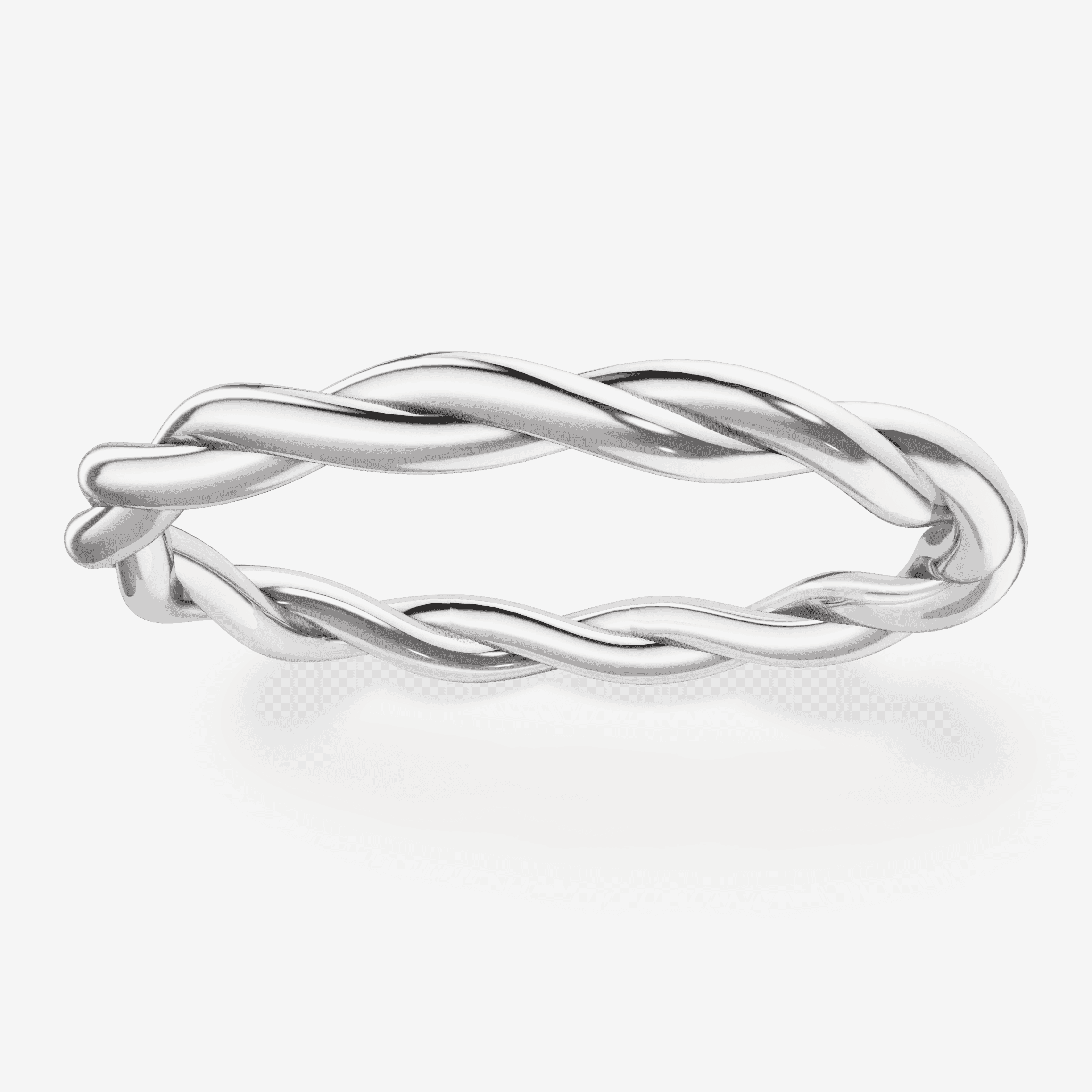 Style 104751: Round Wire Twisted Band