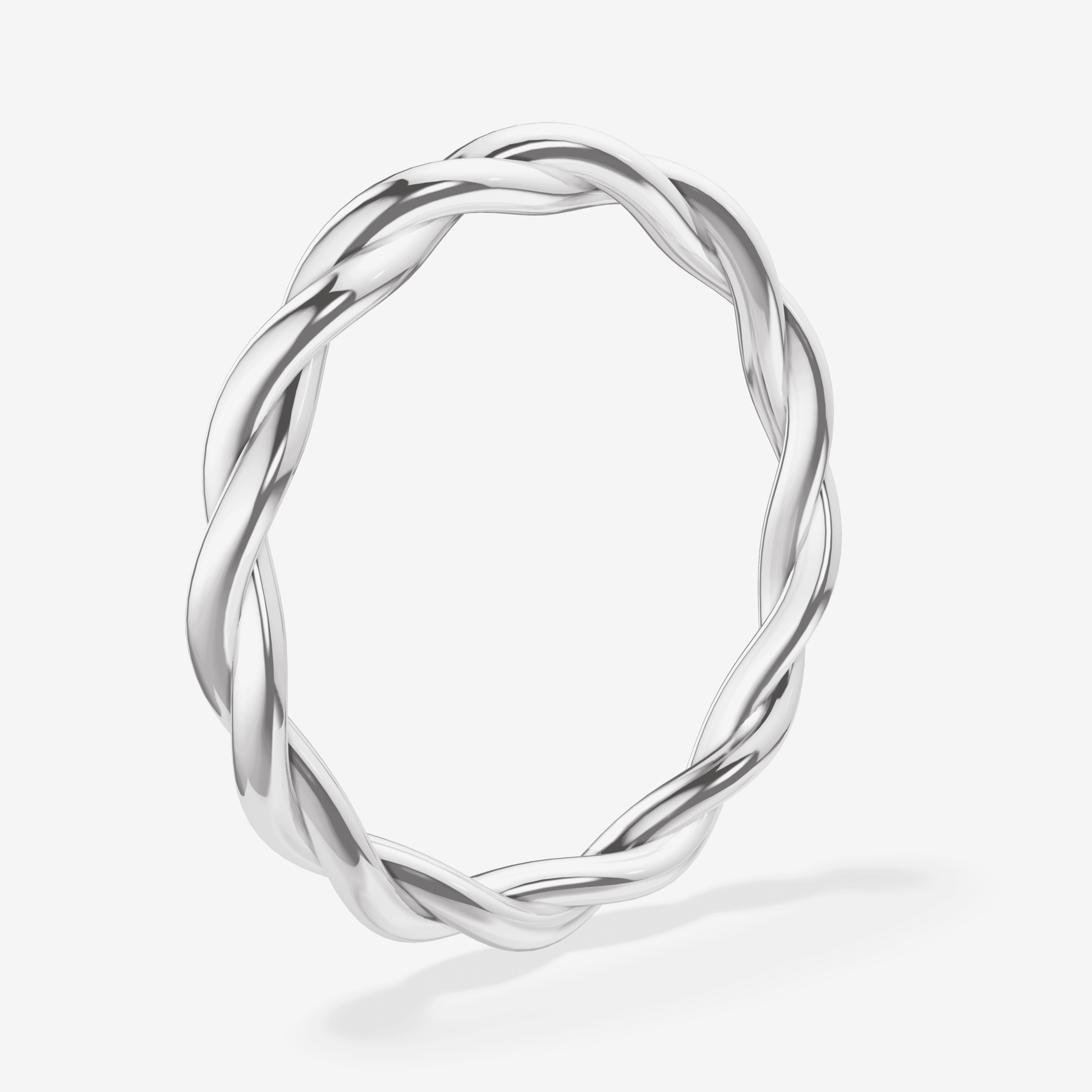 Style 104751: Round Wire Twisted Band